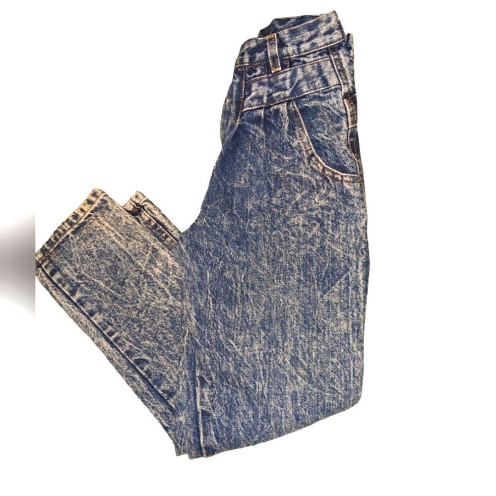 Vintage acid wash jeans size 10 youth